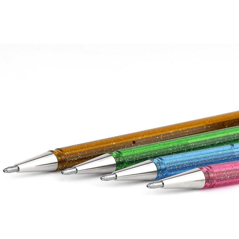 Ручка гелевая Pentel Hybrid Dual Metallic (1мм, хамелеон золотистый/красный) 12шт.