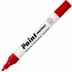 Маркер-краска Centropen 9100 (1-5мм, красный) пластик, 1шт. (5 9100 9904)