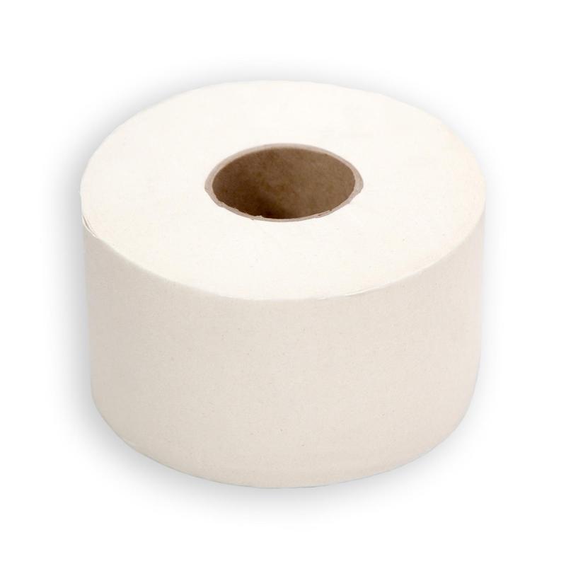 Бумага туалетная для диспенсера 1-слойная Терес Эконом мини, белая, 200м, 12 рул/уп (T-0024)