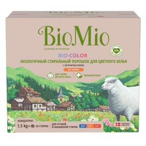 Стиральный порошок-автомат BioMio Bio Color, 1.5кг, для цветного белья