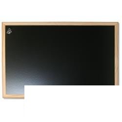 Доска меловая Hebel Maul 2526070 (60х80см, деревянная рама) черная