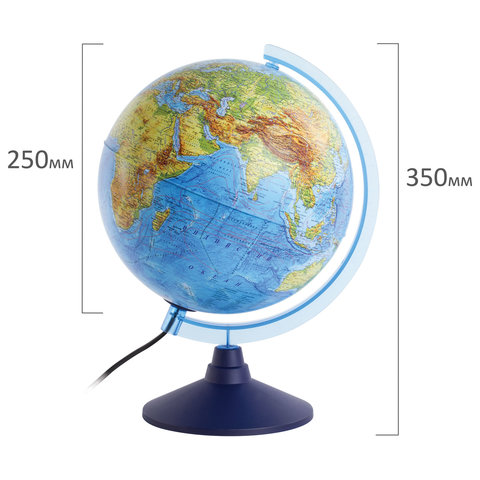 Глобус физико-политический Globen d=250мм, интерактивный с подсветкой (INT12500284)