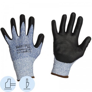 Перчатки защитные Scaffa DY1350FRB-B, от порезов с нитриловым покрытием, 18 петель, 13 класс, размер 11 (XXL)