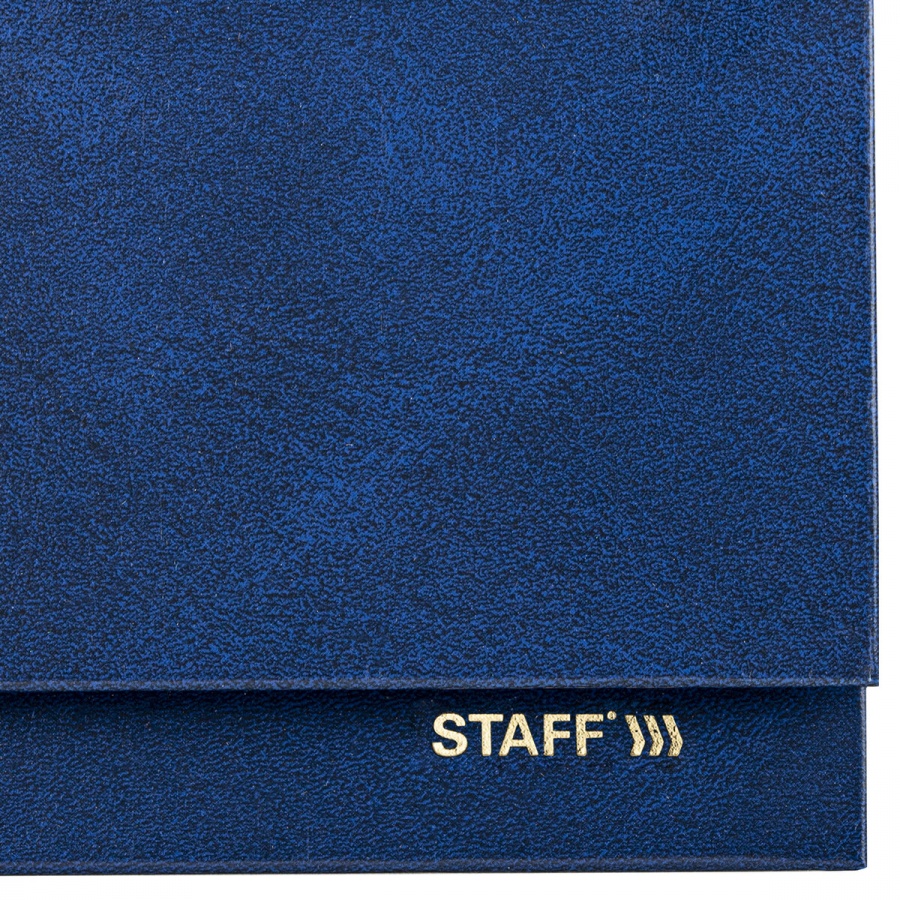 Планинг датированный на 2024 год Staff (64 листа) обложка бумвинил, синий (115147)