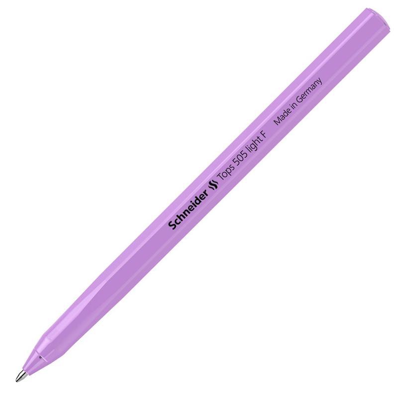 Ручка шариковая Schneider Tops 505 F (0.4мм, синий цвет чернил, корпус пастель, разные цвета) 1шт. (150520)