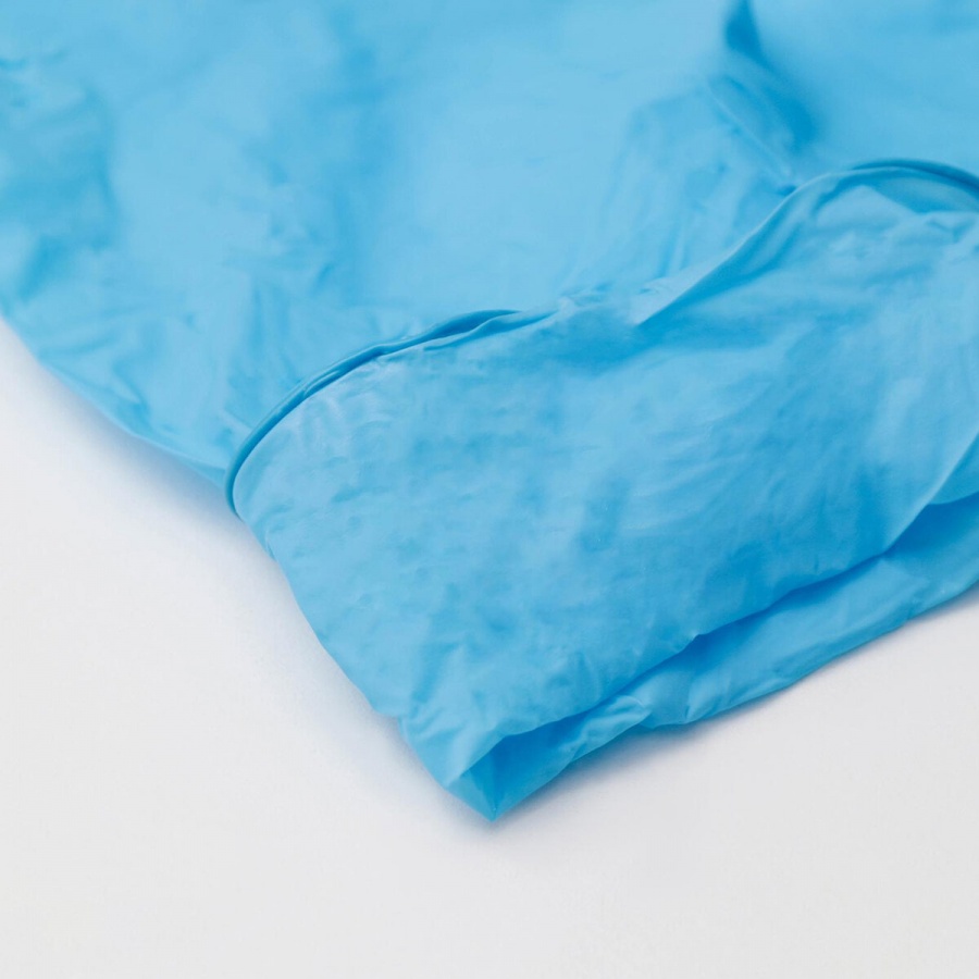 Перчатки одноразовые нитриловые смотровые Connect, голубые, размер L, 50 пар