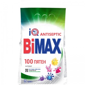 Стиральный порошок-автомат BiMax "100 пятен", 6кг (969-1)