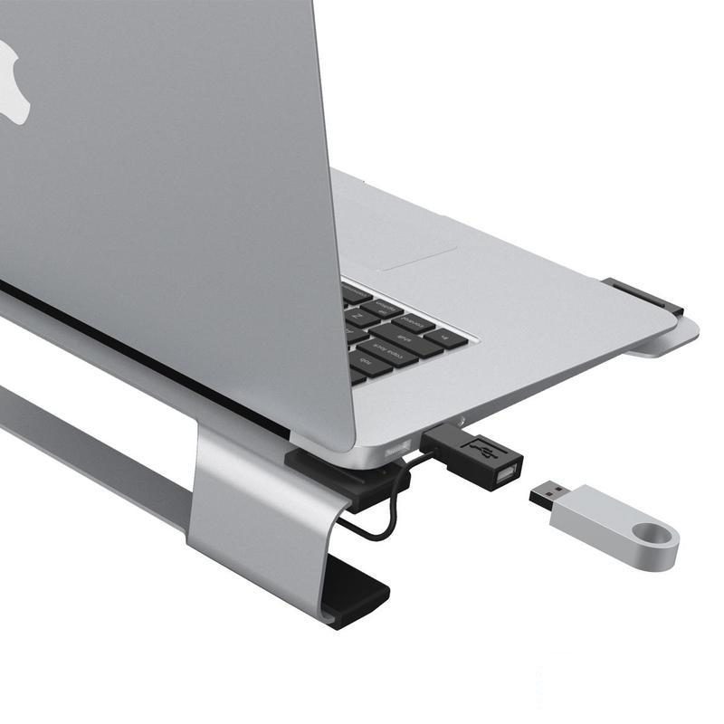 Подставка для ноутбука Orico NA15-SV, 15.4&quot;, 2 вентилятора, серебристая (NA15-SV)