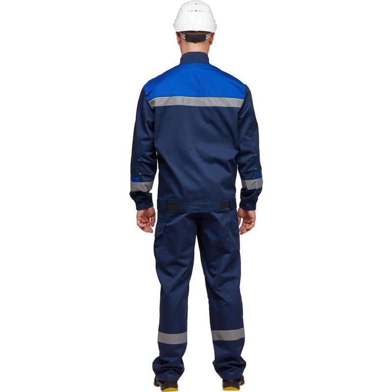 Куртка летняя мужская л24-КУ с СОП, синяя/васильковая (размер 60-62, рост 170-176)
