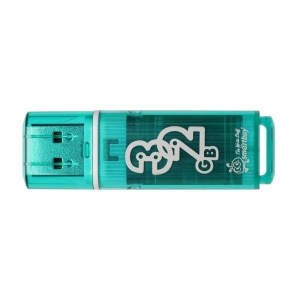 Флэш-диск USB 32Gb SmartBuy Glossy, зеленый (SB32GBGS-G), 180шт.