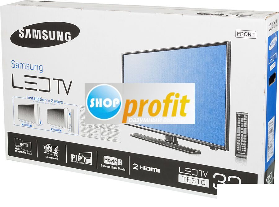 LED телевизор 31.5&quot; Samsung T32E310EX, Full HD (1080p), черный (LT32E310EX/RU)