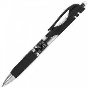 Ручка гелевая автоматическая Brauberg Black Jack (0.5мм, черный, корпус трехгранный) 1шт. (141552)