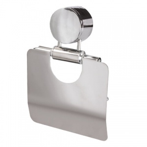 Держатель для туалетной бумаги рулонной Лайма, нержавеющая сталь, зеркальный (601620), 12шт.