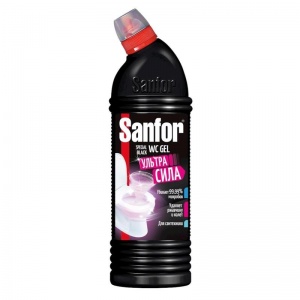 Средство для сантехники Sanfor WC gel Special Black, гель, 1л (1953)