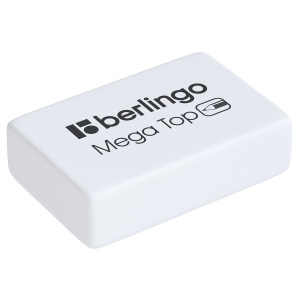 Ластик Berlingo Mega Top, прямоугольный, натуральный каучук, 32x18x8мм, 60шт. (BLc_00012)
