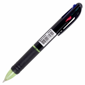Ручка шариковая автоматическая 4-в-1 Brauberg Multicolor (0.7мм, 4 цвета) (143936)