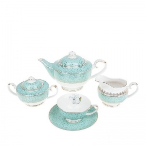 Чайный набор фарфоровый Best Home Porcelain Морская волна, на 6 персон (15 предметов)