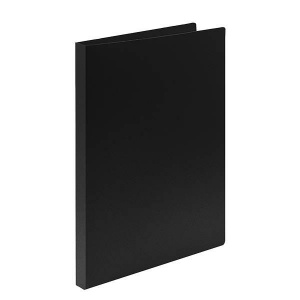 Папка с зажимом LITE (А4, до 150л., пластик) черная