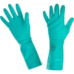 Перчатки защитные нитриловые Ansell "Солвекс" 37-675, размер 8 (M), 1 пара