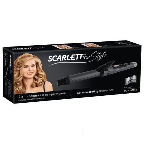 Щипцы для волос Scarlett SC-HS60T52, черный (SC - HS60T52)