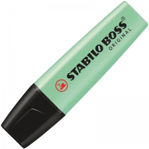 Маркер-текстовыделитель Stabilo Boss Original Pastel (2-5мм, зеленый) (70/116), 10шт.
