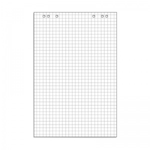 Блок бумаги для флипчарта Attache (675x980мм, 80г/м2, белый, клетка, 50 листов) 1 уп.