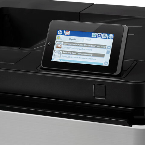 Принтер лазерный монохромный HP LaserJet Enterprise 800 M806dn, белый/черный, USB/LAN (CZ244A)