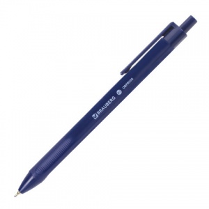 Ручка шариковая автоматическая Brauberg Trios (0.35мм, масляная основа, синий цвет чернил) 1шт. (OBPR205)