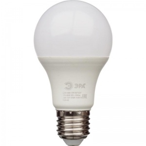 Лампа светодиодная Эра LED (13Вт, E27, грушевидная) теплый белый, 10шт. (A65-13W-827-E27)