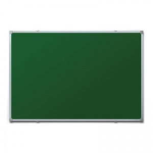 Доска магнитно-меловая Attache (100х150см, алюминиевая рамка) зеленая