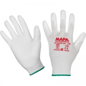 Перчатки защитные нейлоновые Mapa Ultrane 549, c полиуретановым покрытием, размер 10 (XL), 1 пара