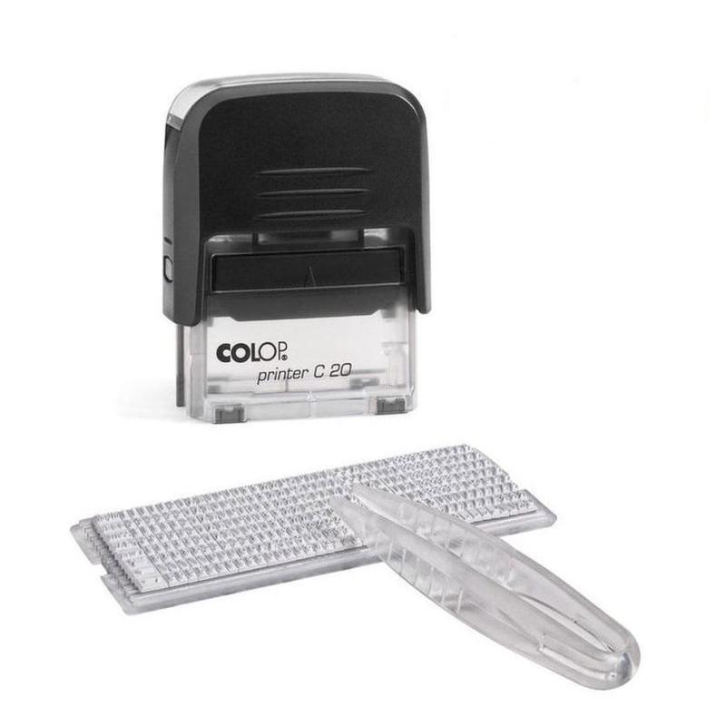 Штамп самонаборный Colop Printer C20-Set (38х14мм, 4 строки, текст)