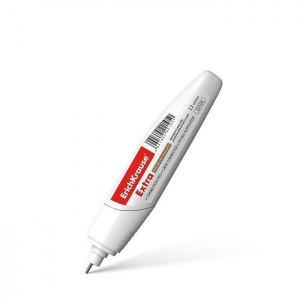 Корректирующая ручка Erich Krause Techno White Ergo, 12мл, металлический наконечник (22105)