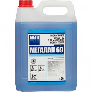 Промышленная химия Мегалан 69, 5л, средство для машинной мойки полов, низкопенное