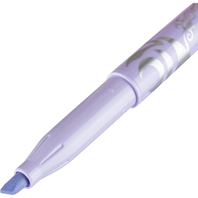 Маркер-текстовыделитель стираемый Pilot Frixion Light Soft (1-3мм, фиолетовый), 12шт.