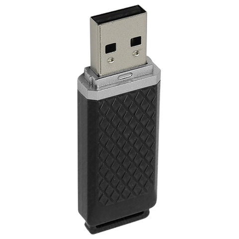 Флэш-диск USB 32Gb SmartBuy Quartz, черный (SB32GbQZ-K), 180шт.