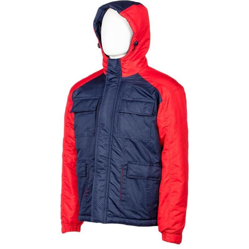 Спец.одежда Куртка зимняя мужская з41-КУ, синий/красная (размер 52-54, рост 170-176)