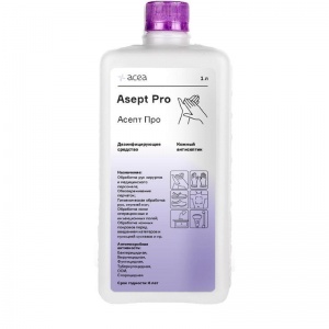 Промышленная химия Антисептик кожный Acea Асепт Про, 1л, спиртосодержащий, для дезинфекции рук