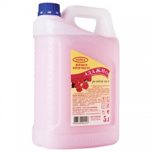 Мыло-крем жидкое Адажио "Розовый шелк", перламутровое, 5000мл, канистра, 1шт. (174206)