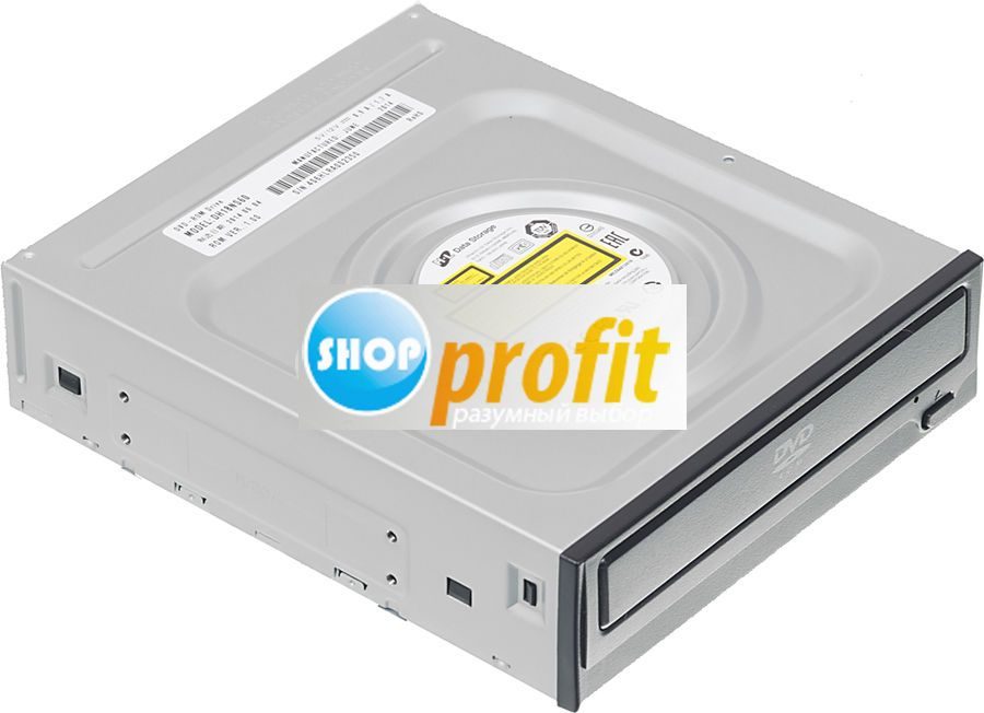 Оптический привод DVD-ROM LG DH18NS60, внутренний, SATA, черный, OEM (DH18NS60)