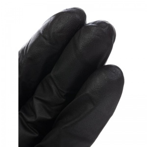 Перчатки одноразовые нитриловые смотровые NitriMax, нестерильные, неопудренные, размер S (6.5-7), черные, 50 пар