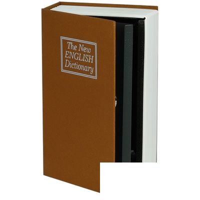 Кэшбокс-книга металлическая Onix BS180, коричневый