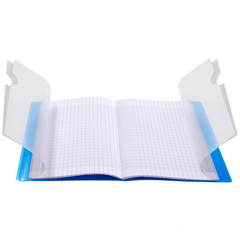 Бизнес-тетрадь 170x220мм Clairefontaine &quot;Koverbook&quot;, 48 листов, клетка, пластиковая обложка, синяя (951601C_blue)