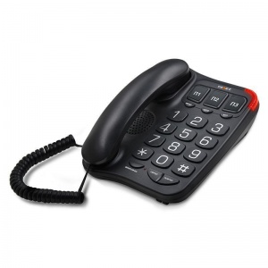 Проводной телефон teXet TX-214, черный