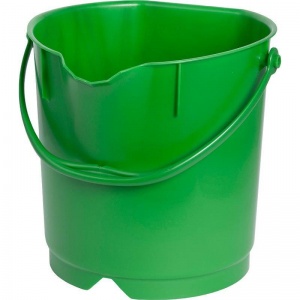 Ведро 9л FBK, пластиковое, зеленое