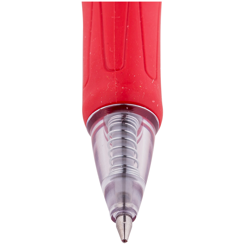 Ручка гелевая автоматическая Crown CEO Jell (0.7мм, красный, резиновая манжетка) 1шт. (AJ-5000R)