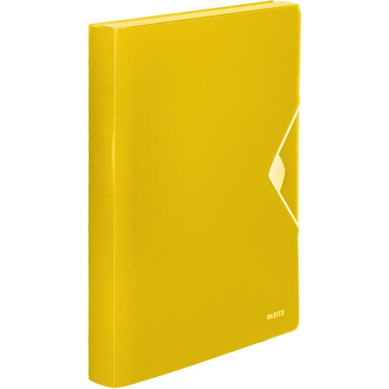 Папка-органайзер Leitz WOW (А4, до 200 листов, 6 отделений) желтая (45890016)