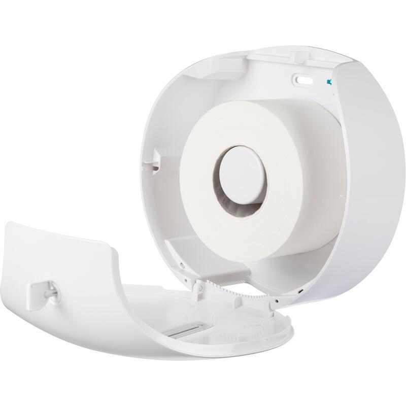 Диспенсер для туалетной бумаги рулонной Luscan Etalon, пластик, белый