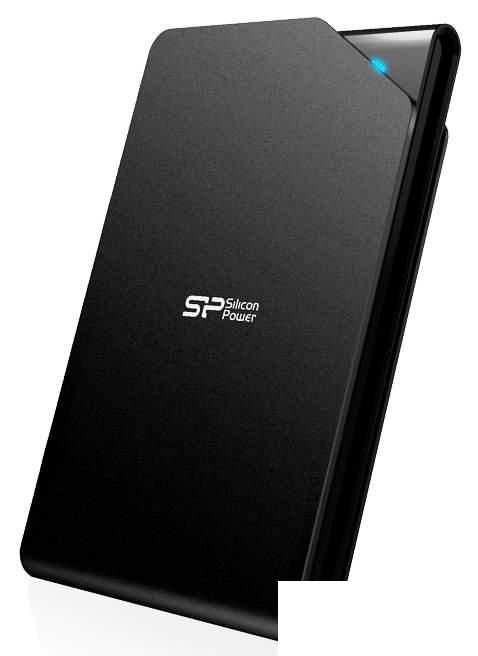Внешний жесткий диск Silicon Power Stream S03, 500Гб, черный (SP500GBPHDS03S3K)