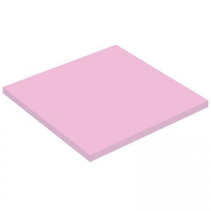 Стикеры (самоклеящийся блок) Attache, 76x76мм, розовый пастель, 50 листов